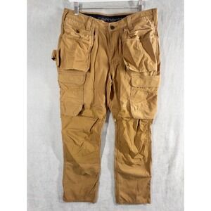 Carhartt Steel Cargo Double Knee Rip Stop Pants Mens 34x30 Workwear Ranchwear